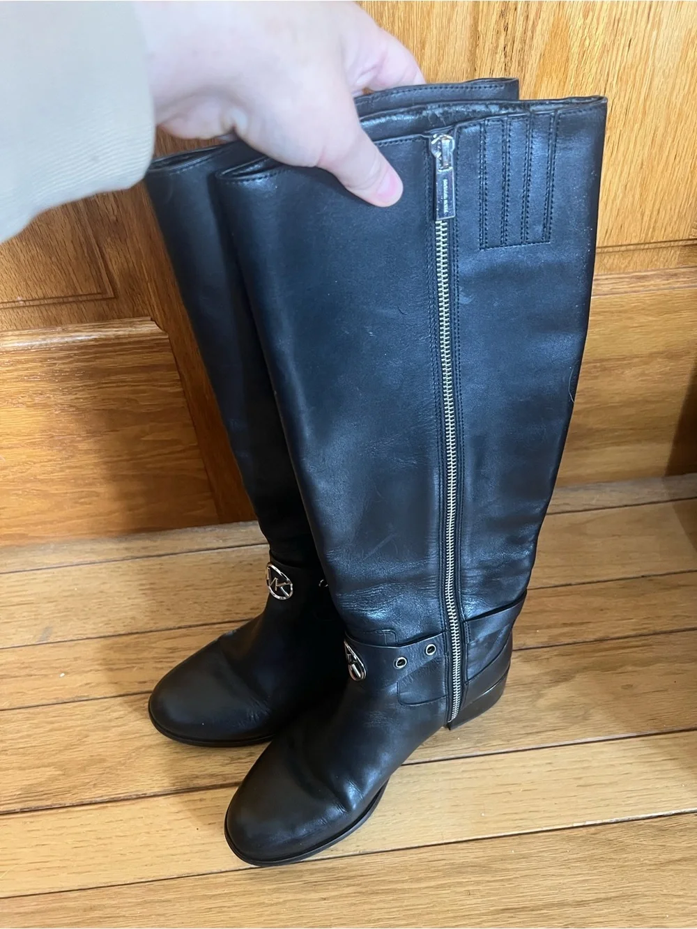 Michael Kors - Black Leather Boots